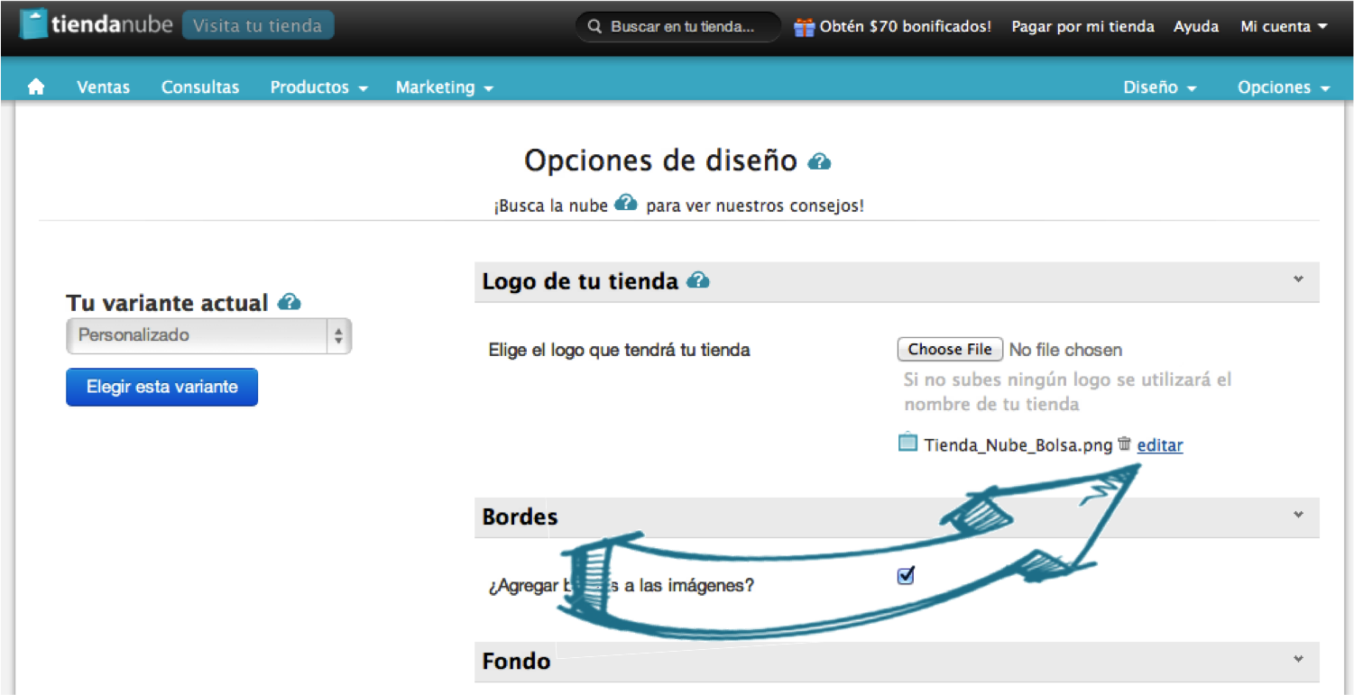 Opciones de Diseño de tu Administrador Nube Opciones de Diseño de tu Administrador Nube