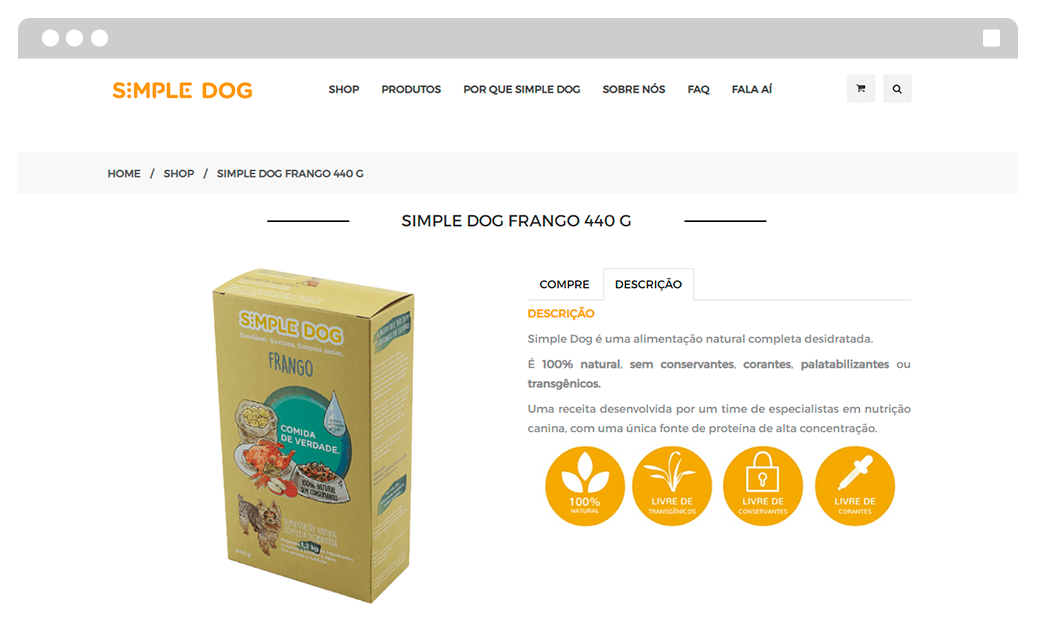 simple dog loja nuvemshop