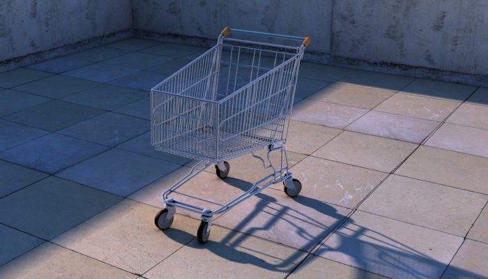 5 estratégias para a recuperação de carrinhos abandonados Carrinho de supermercado representa a recuperação de carrinhos abandonados