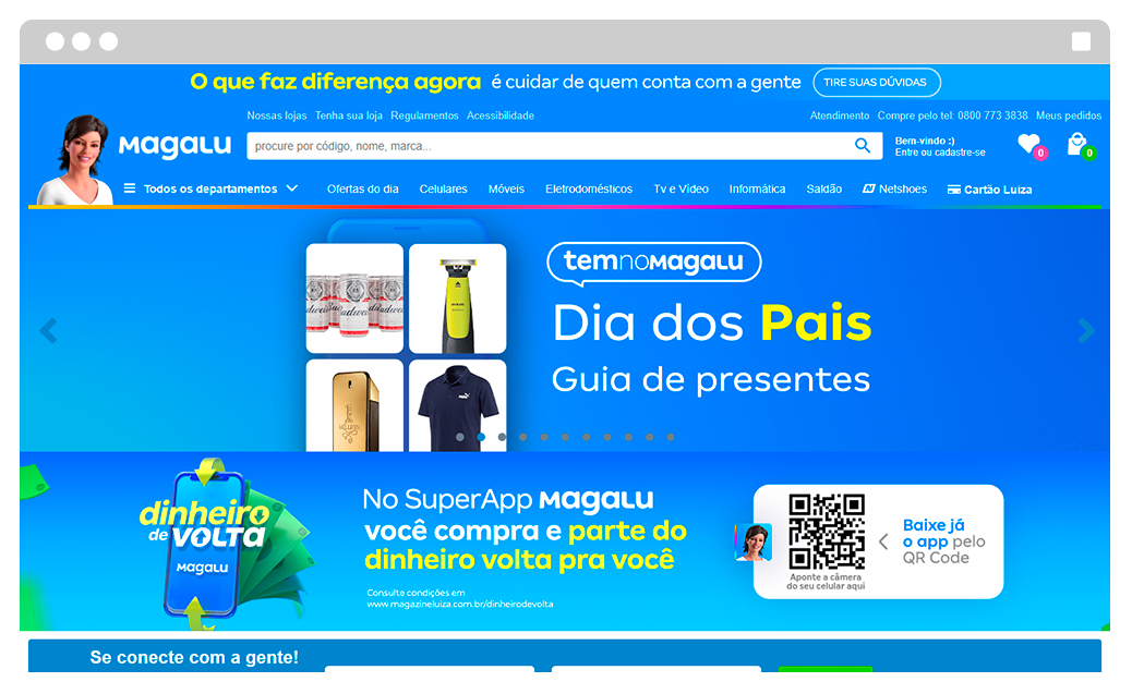 site do magazine luiza
