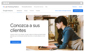 Google Analytics para medir tráfico web