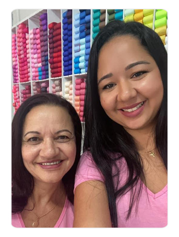 Marluce Santos e Amanda Magalhães, sócias da Mania de Fitas.