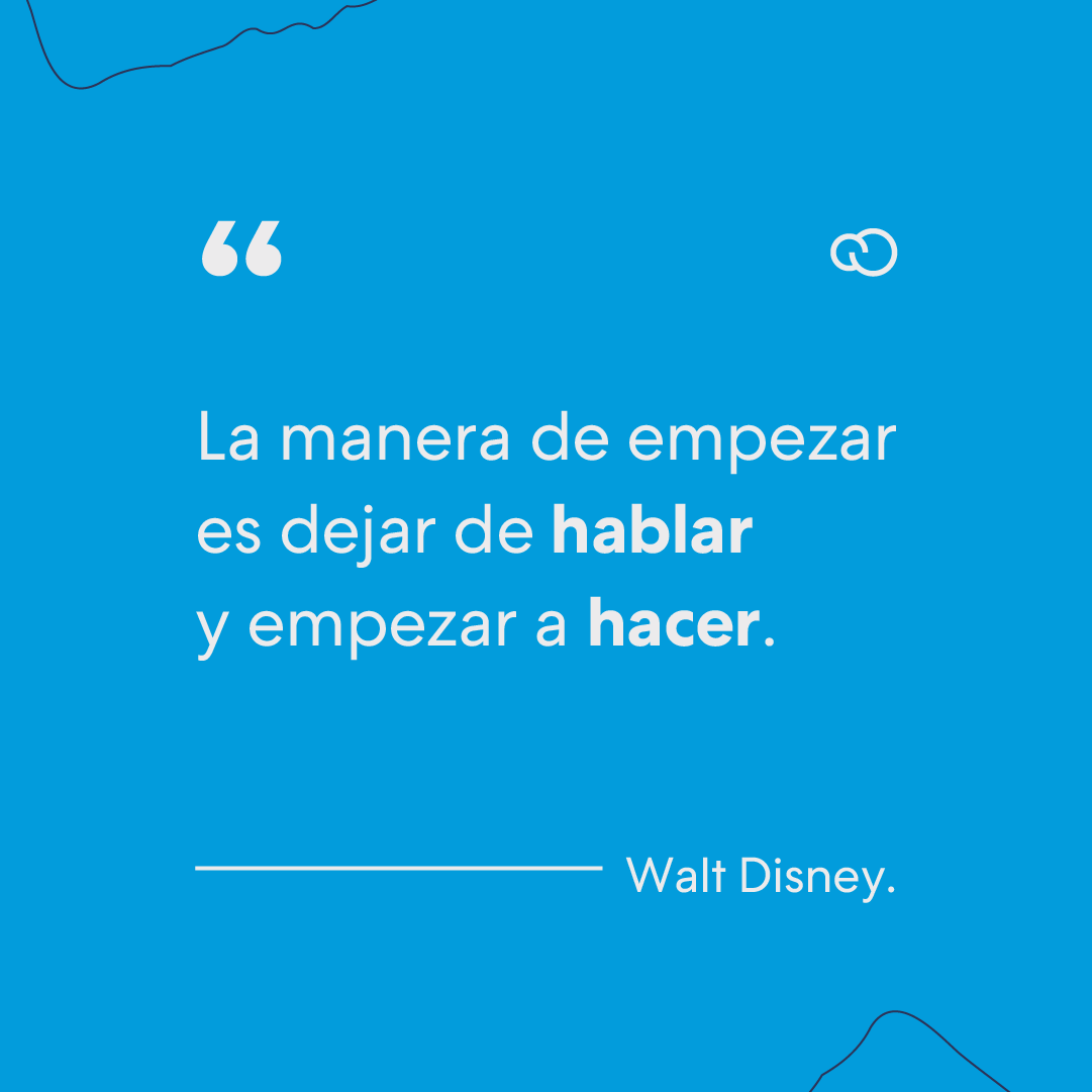 frases de emprendedores Walt Disney
