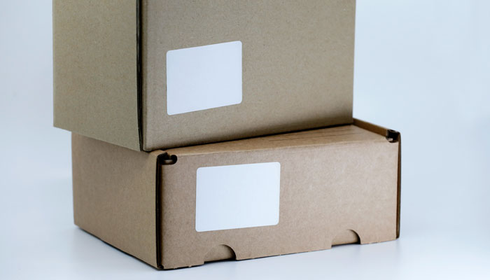 Caixas separadas para envio dos produtos após a verificação de como fazer cotação de frete