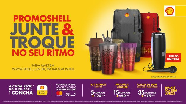 Imagem de ação de mobile marketing da Shell