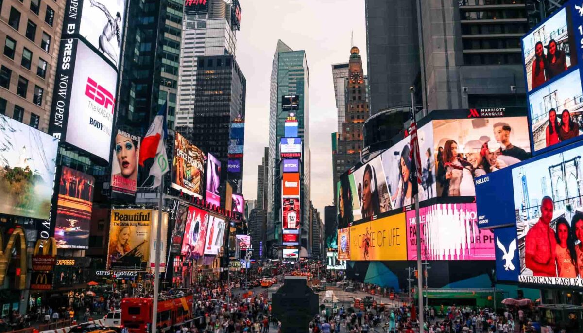 Para que sirve la publicidad, panoramica Times Square