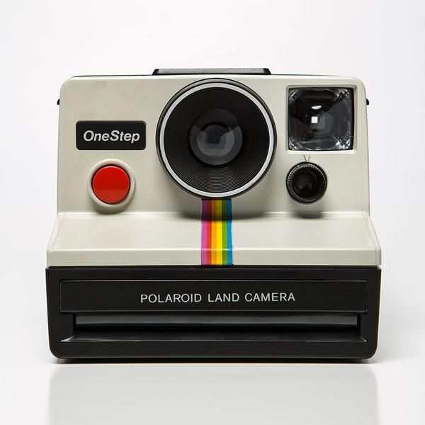Imagem de uma câmera instantânea Polaroid
