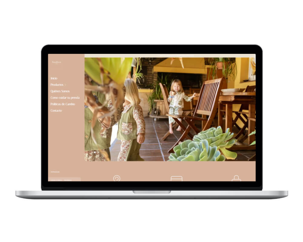 Ejemplo de diseños de tiendas online por Sunflora Kids
