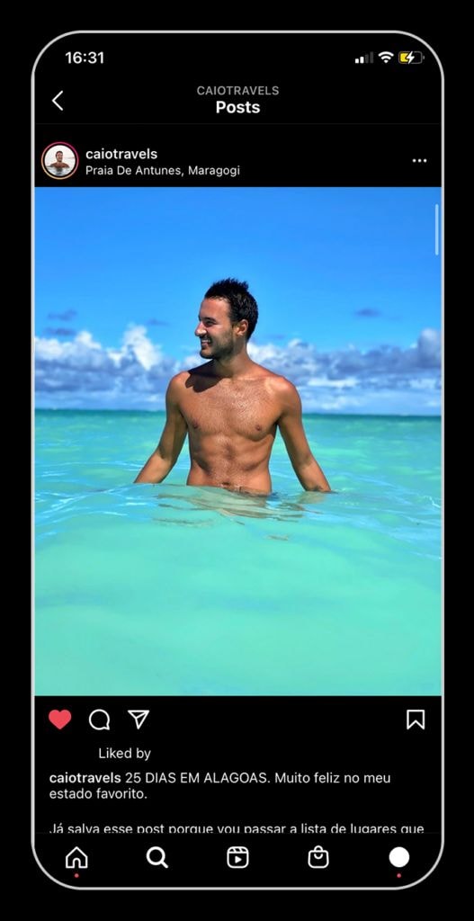 11 ideias para ganhar dinheiro no Instagram 10 Blog de viagem @caiotravels no Instagram
