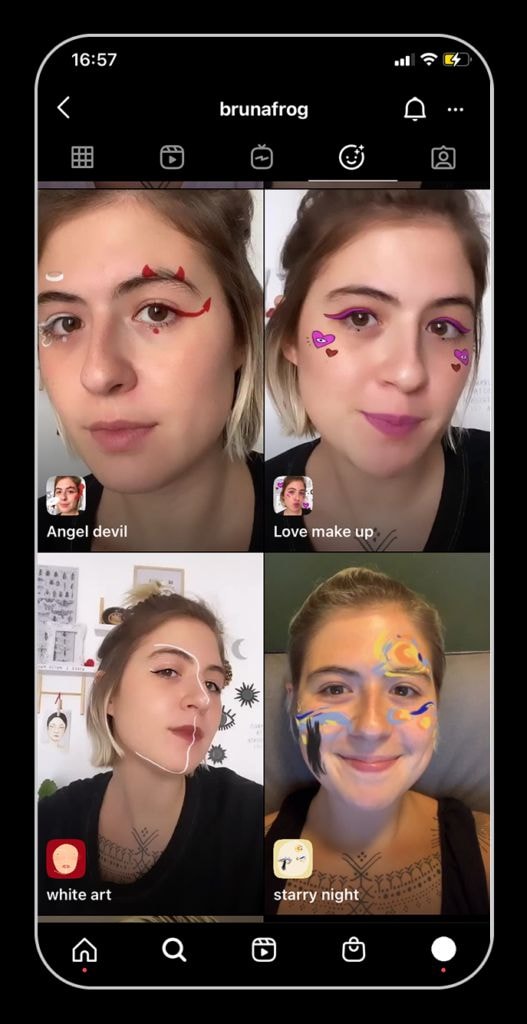 11 ideias para ganhar dinheiro no Instagram 16 Filtros da influenciadora Bruna Frog no Instagram