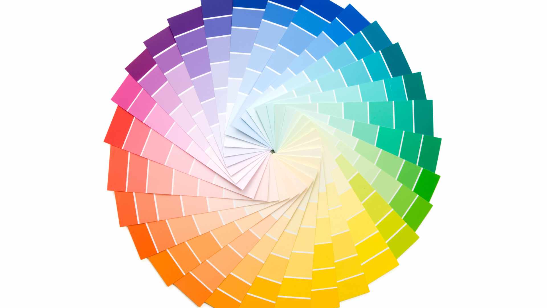 Circulo cromatico y paletas de colores.