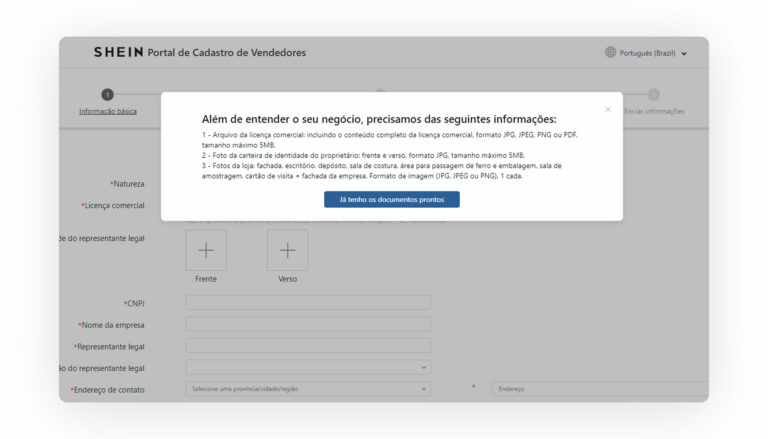 Como vender na Shein em 2026: taxas, vantagens e dicas