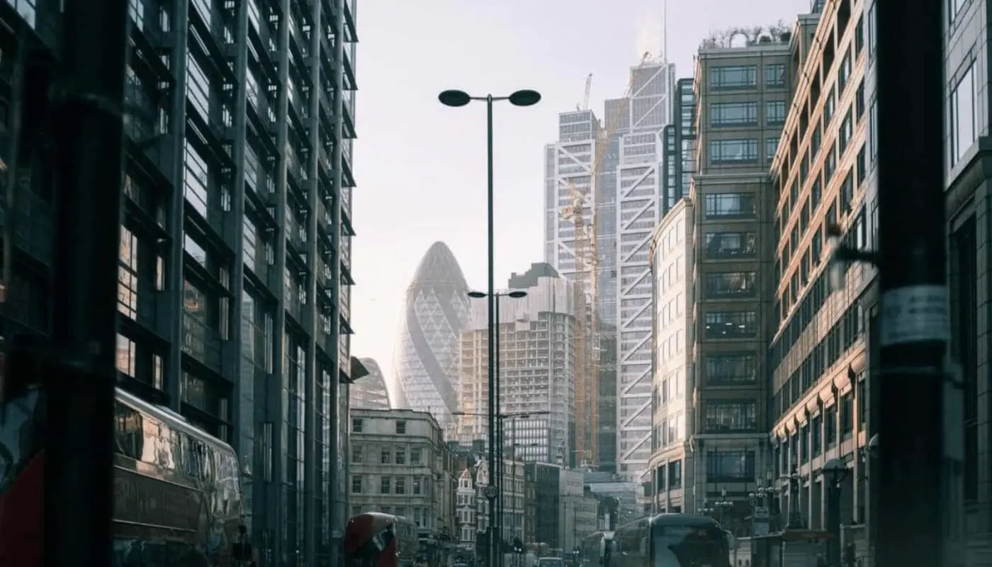 Paisagem urbana de Londres, uma das principais cidades inteligentes do mundo