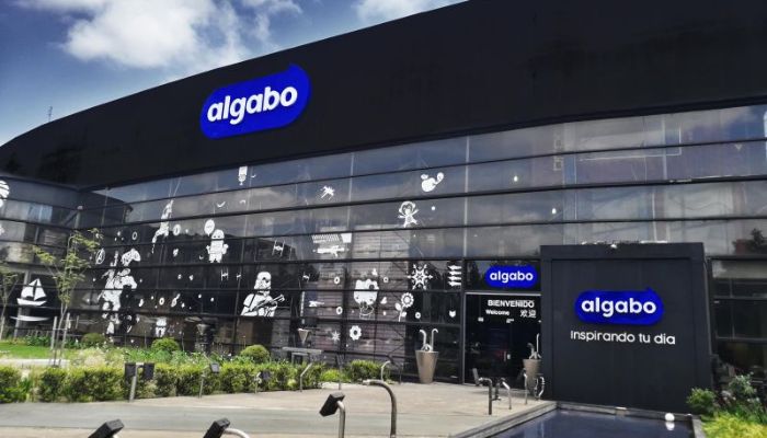 Oficina de la marca Algabo que vende a todo el mundo a través de su Tiendanube.