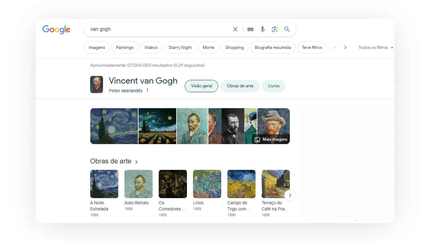 Print imagem na SERP.