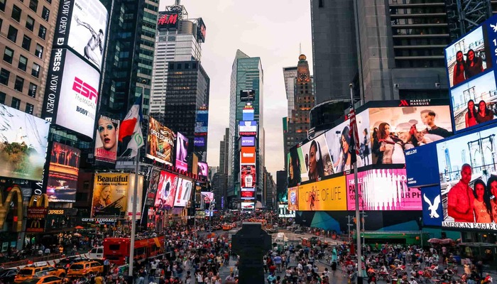 Para que sirve la publicidad, panoramica Times Square