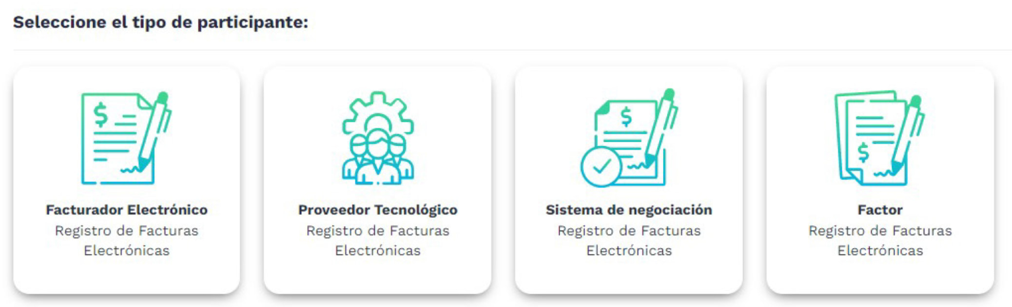 Tipos de usuarios en la plataforma RADIAN