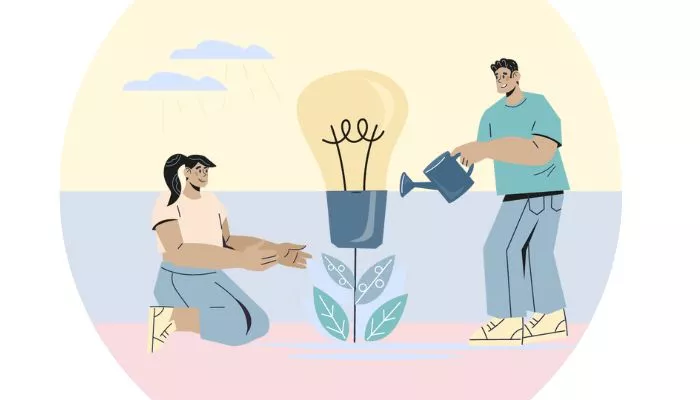 10 emprendimientos exitosos en Colombia que inspiran acción Ilustración conceptual de emprendimientos exitosos en Colombia.