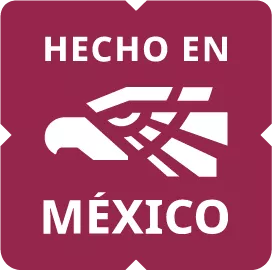 Logo oficial de Hecho en México.