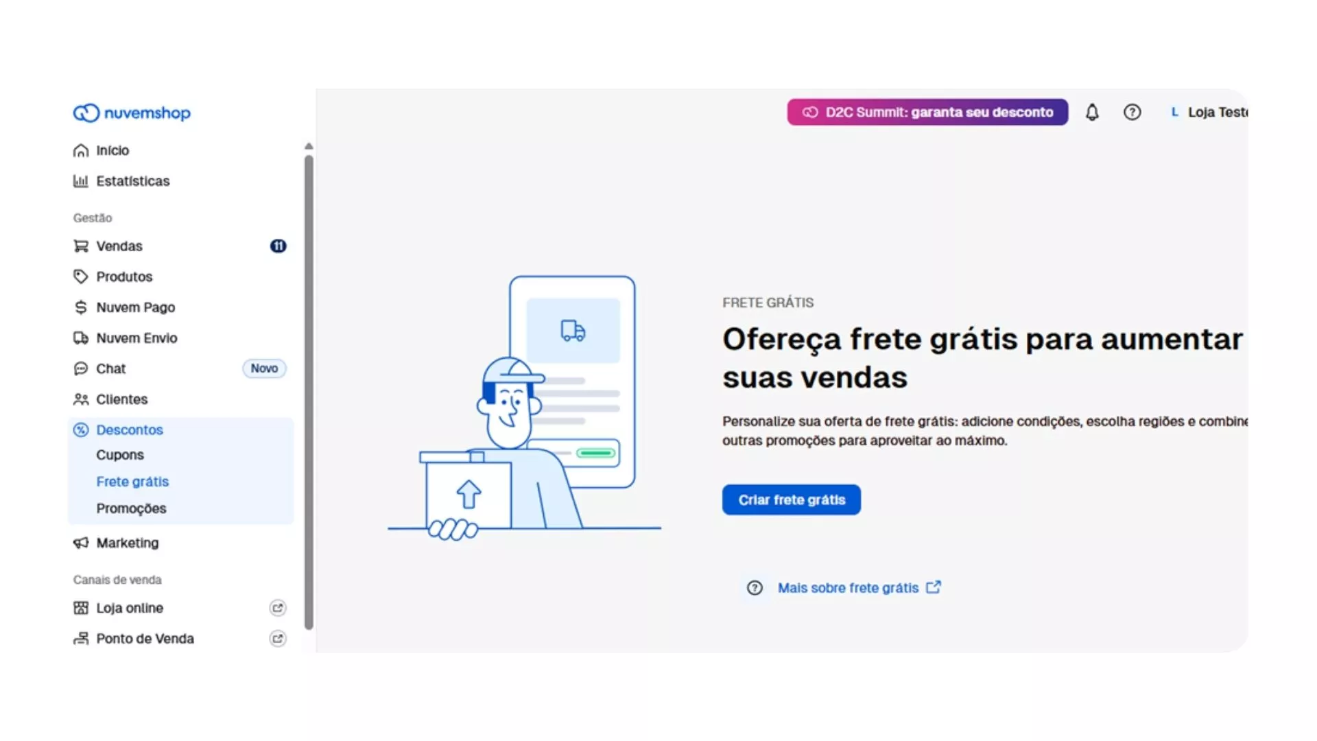 Crie sua loja virtual e venda pela internet