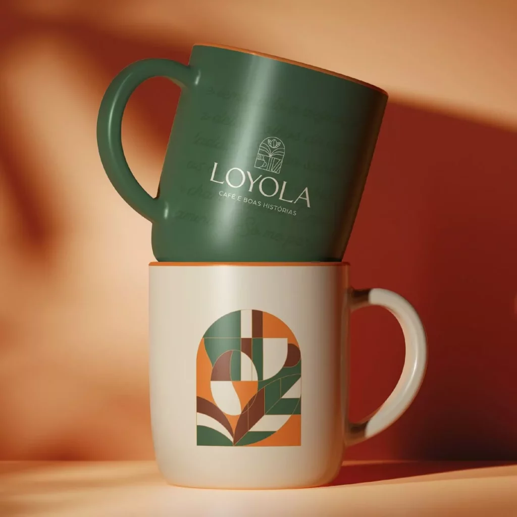 Caneca personalizada como ideia de brindes para clientes.