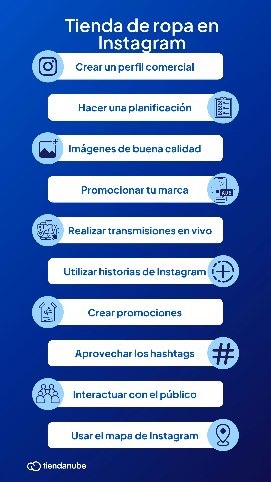 Pasos sobre cómo hacer una tienda de ropa en Instagram.
