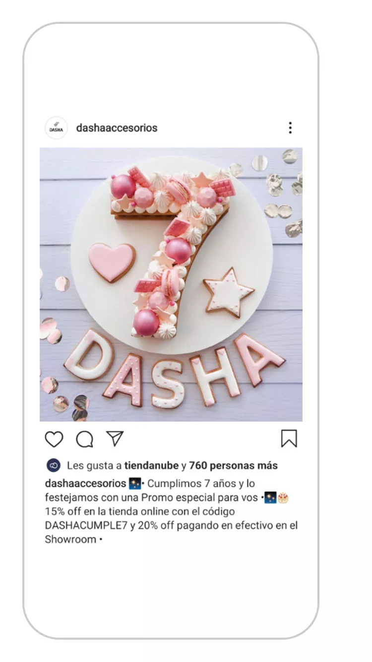 Ejemplo de cupon de descuento por fecha especial.