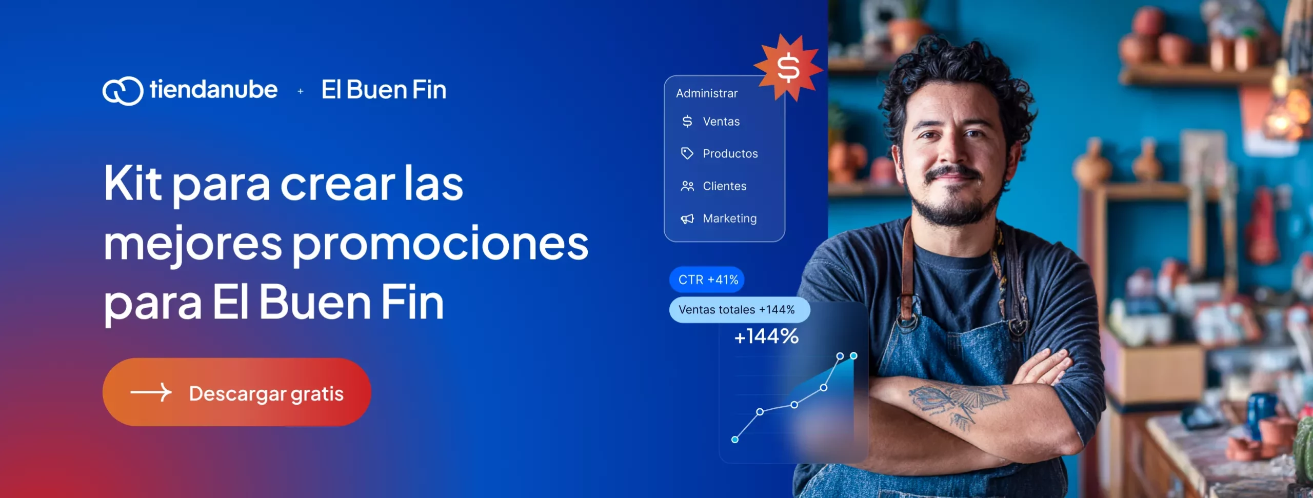Potenciá tu marca creando tu propia tienda online.