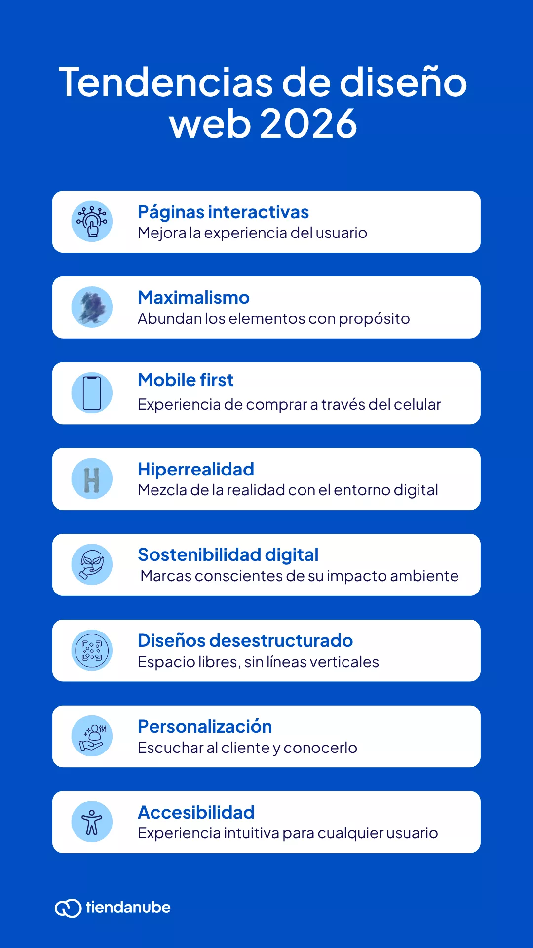 8 tendencias de diseño web para 2026.