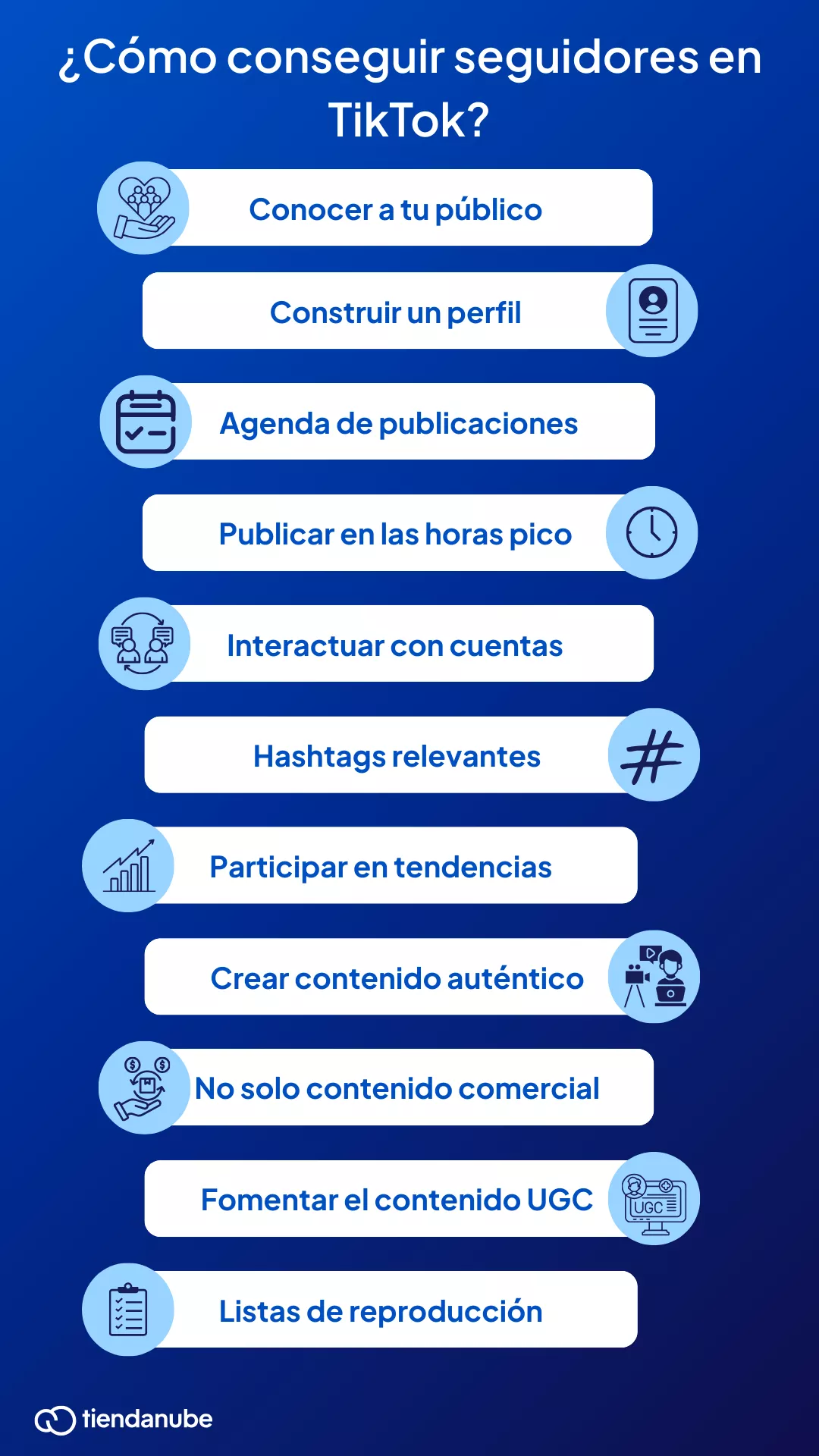 11 pasos de cómo conseguir seguidores de TikTok.