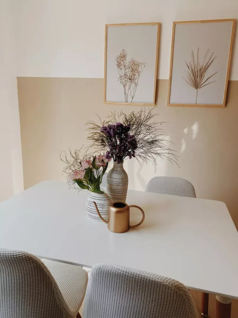 Exemplo de decoração minimalista