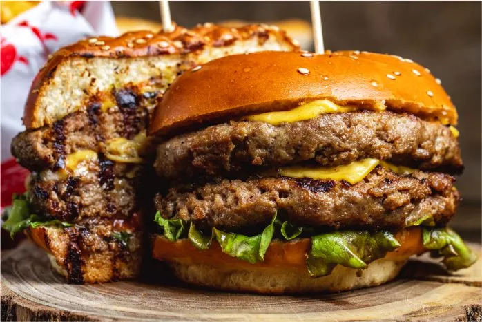 Imagem de hambúrguer clássico para vender