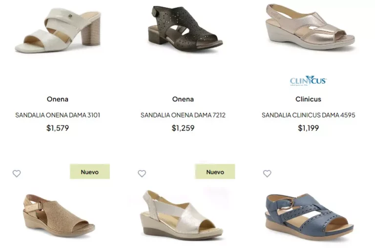 Catálogo del proveedor de zapatos al mayoreo, Onena.