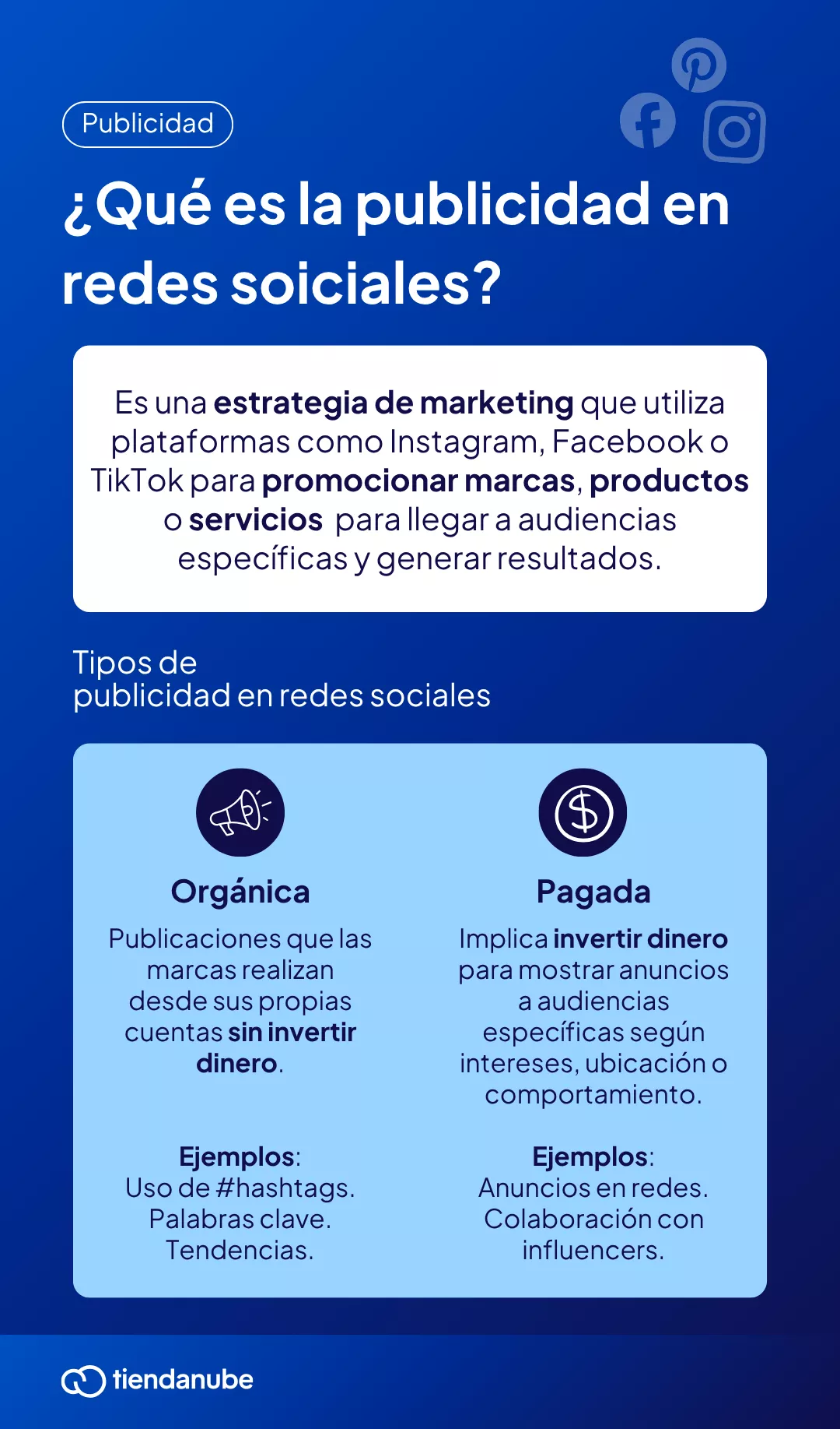 Qué es la publicidad en redes sociales y sus tipos.