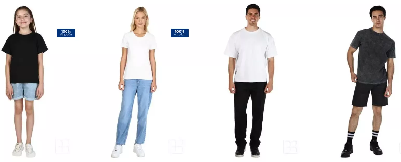 Catálogo de proveedor de playeras de algodón: Euro Cotton.