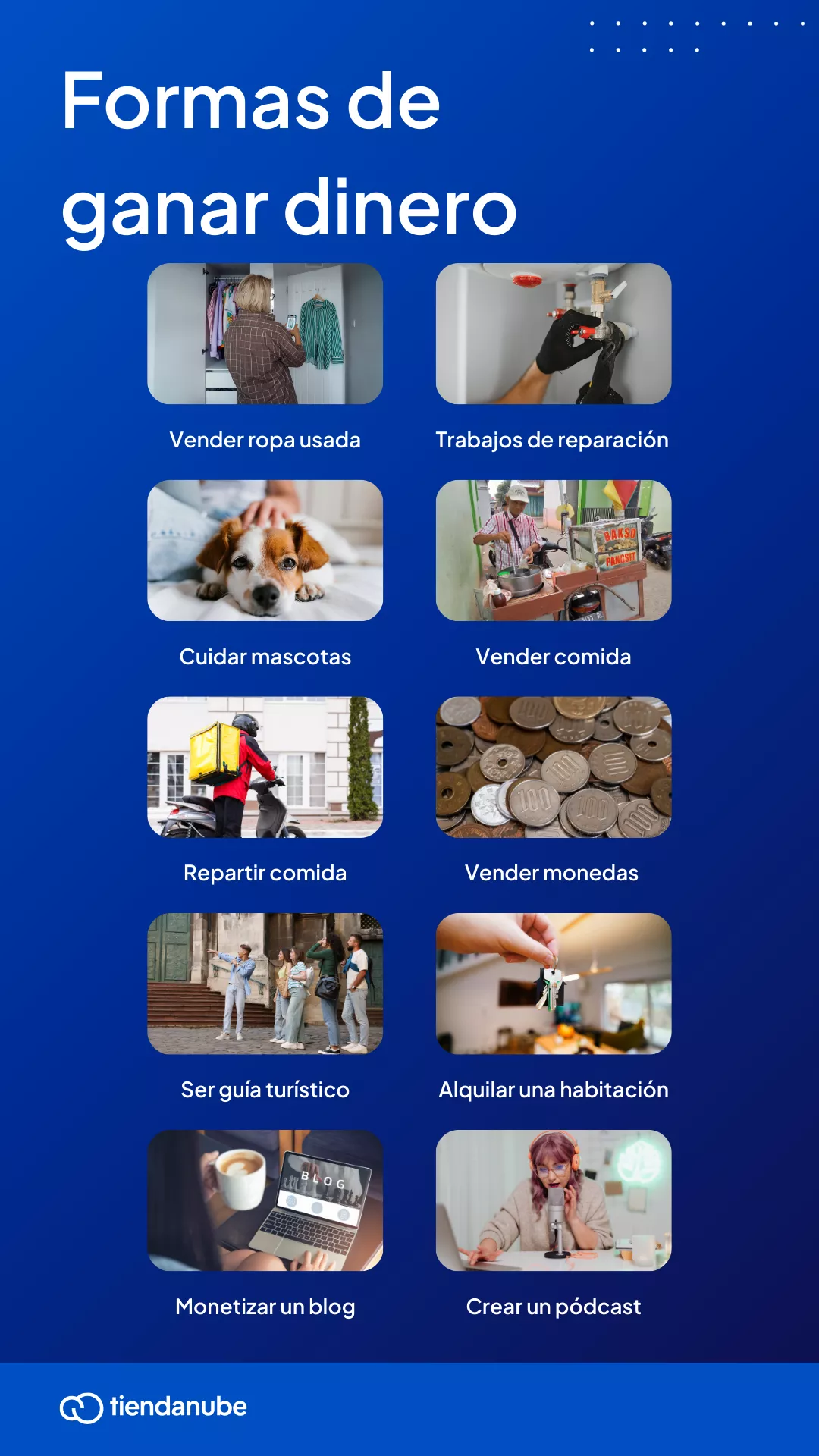 Formas de c&oacute;mo ganar dinero.