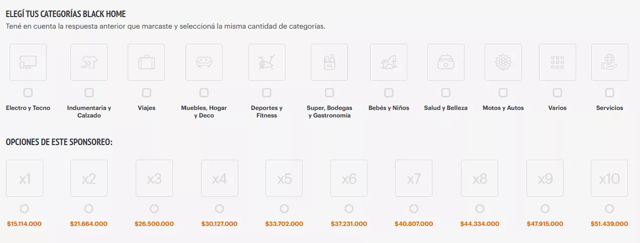 Opciones de sponsoreo de Hot Sale 2026