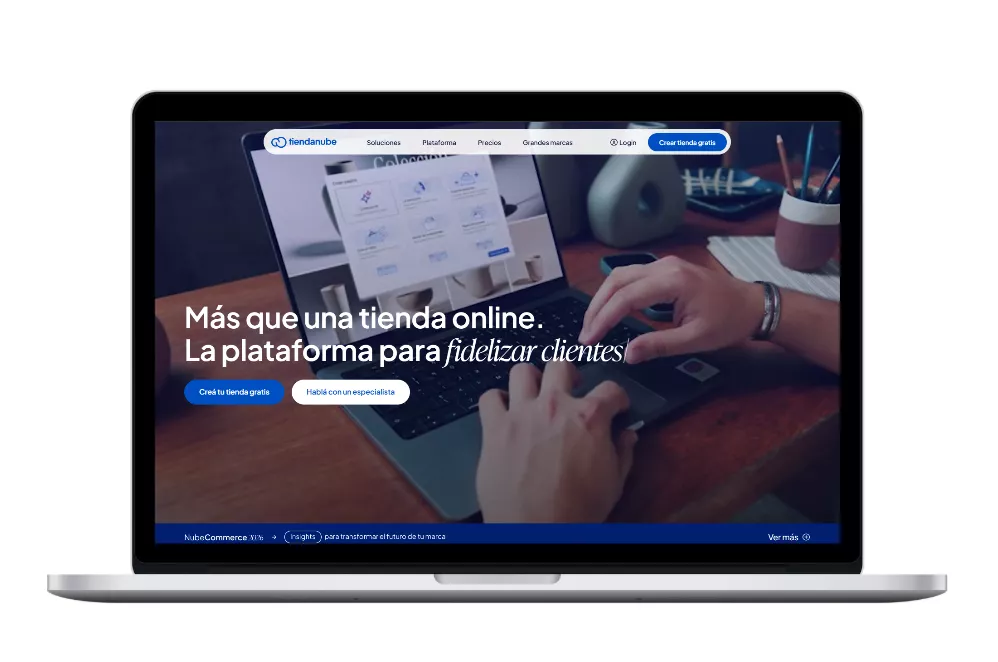 Ejemplo de página web, Tiendanube
