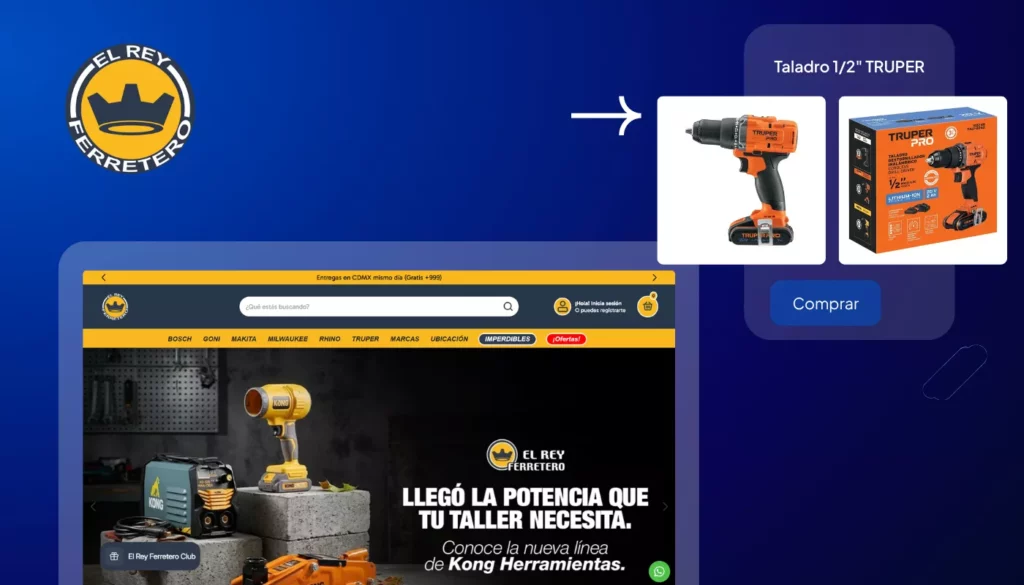 Tienda en linea de El Rey Ferretero